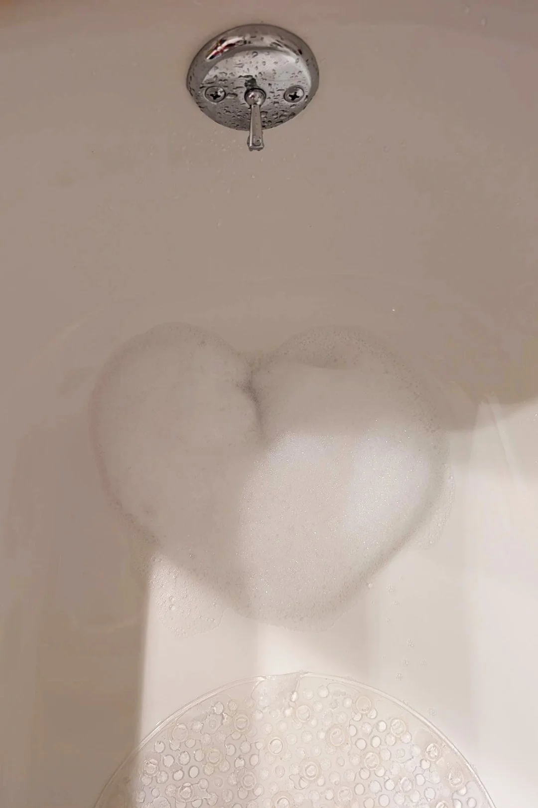 "The kiddos left a bubble bath heart behind tonight." - Julia Grubb of Colorado