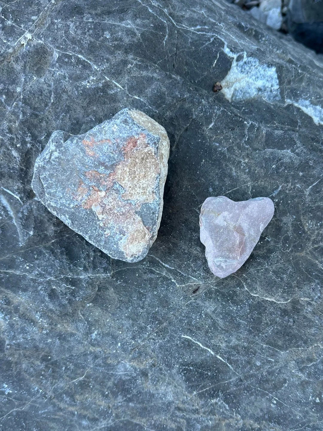 Ranae Bell of Utah found these hearts during a rock climbing adventure. She said, "It was a bucket list item for me, because my kids are the right age to try rock climbing."