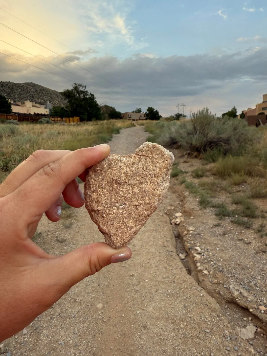 I love a slightly moody sunset run and finding hearts along the way.