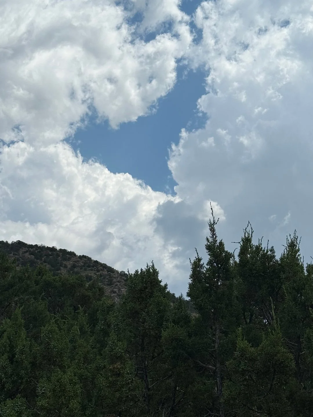 The Santa Fe sky showed my husband and I some love on his 40th birthday.
