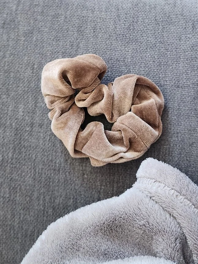 Scrunchie heart captured by Chelsea Haining of Washington.