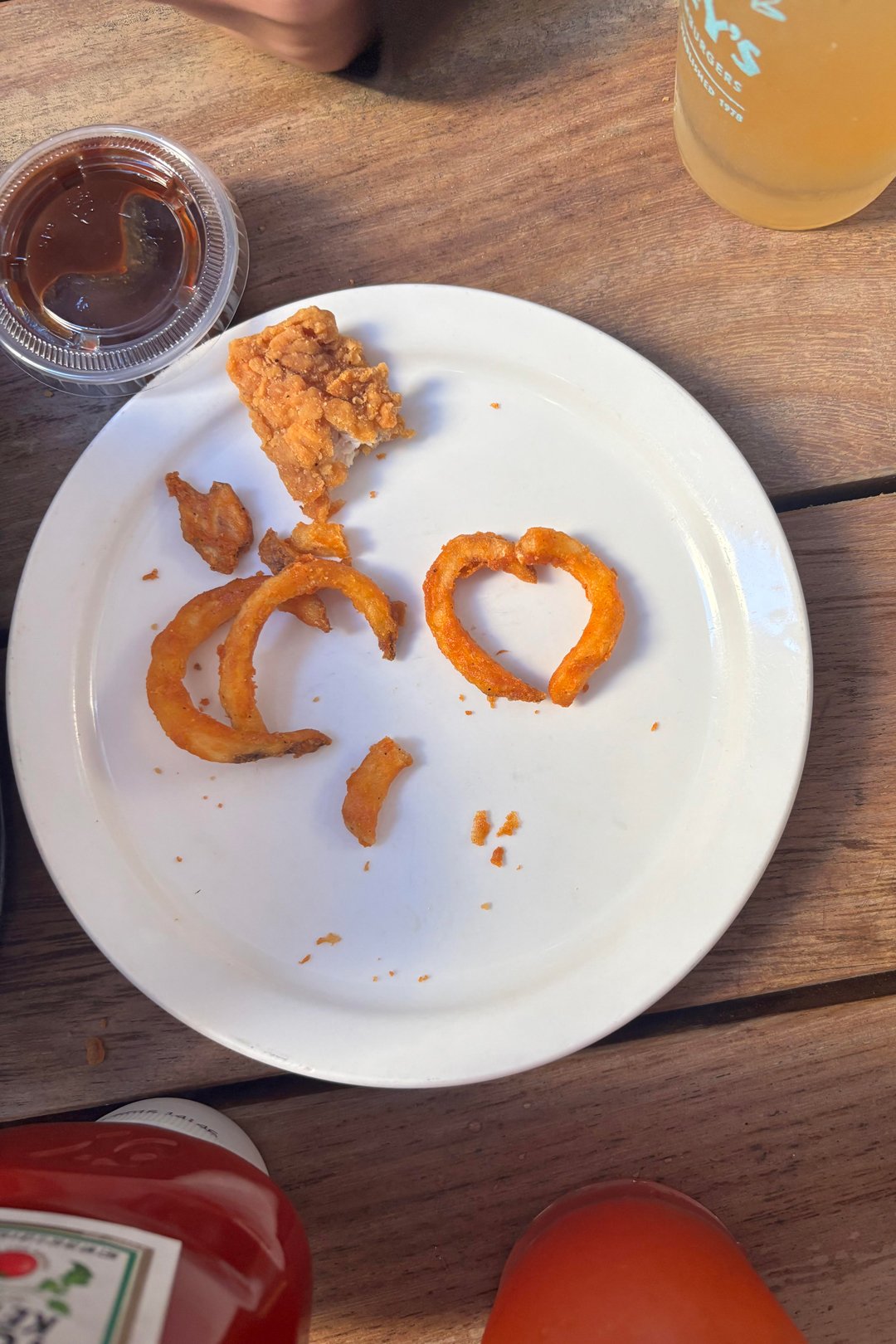 Heart fries captured by Jenn Capitelli of California.