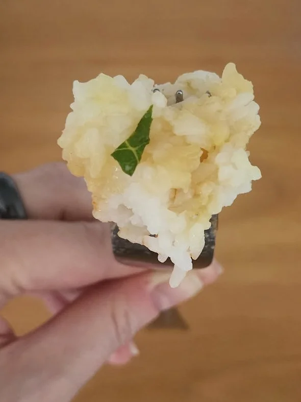 "First bite! Good thing I noticed, I was hungry!" - Chelsea Haining of Washington