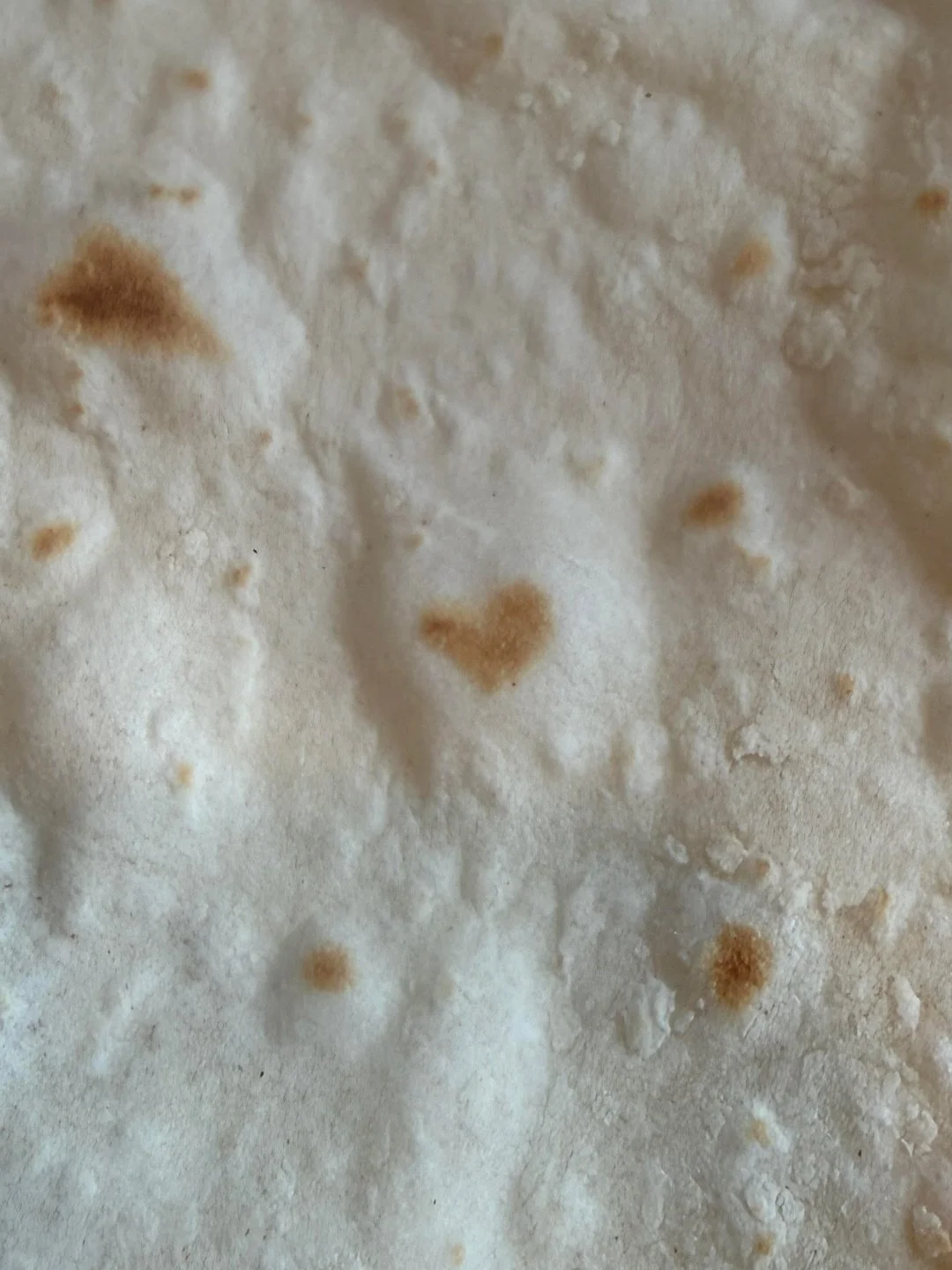 "Perfect little heart on a tortilla." - Stacey Reynolds of Colorado