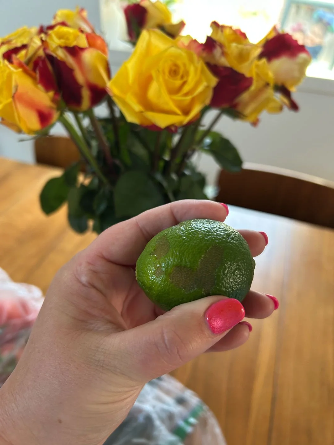 "Lime heart as I make a salad for my family." - Brittny Goodsell of Washington