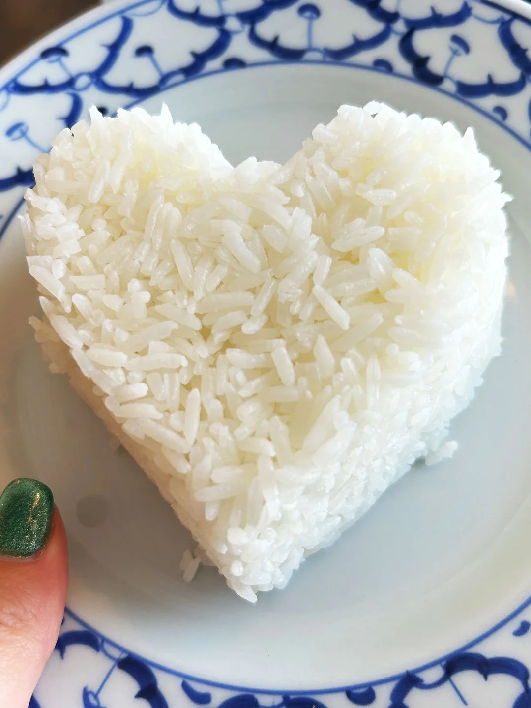 Brittny Goodsell of Washington captured this rice heart at a Thai restaurant.