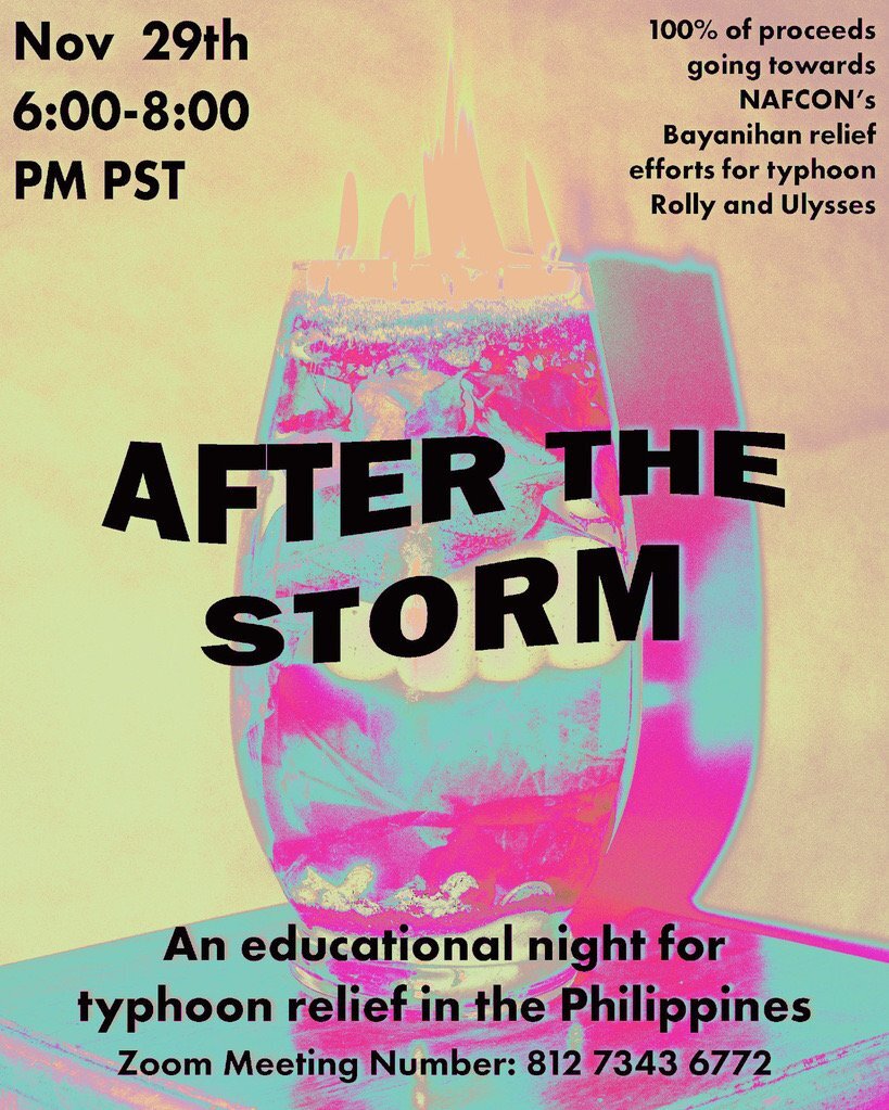 After the storm: An educational night for typhoon relief in the philippines