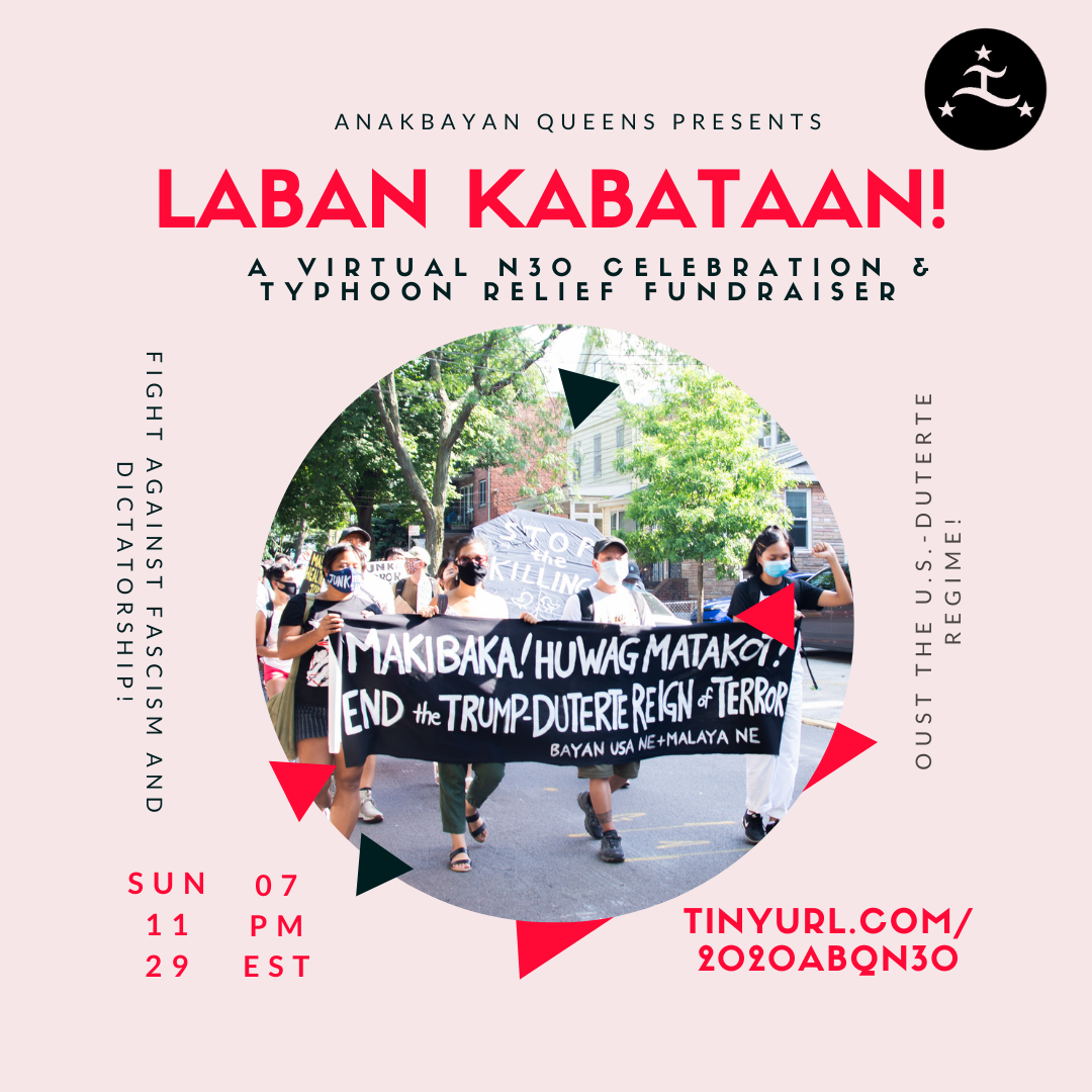 Laban Kabataan! A Virtual N30 Celebration &amp; Typhoon Relief Fundraiser