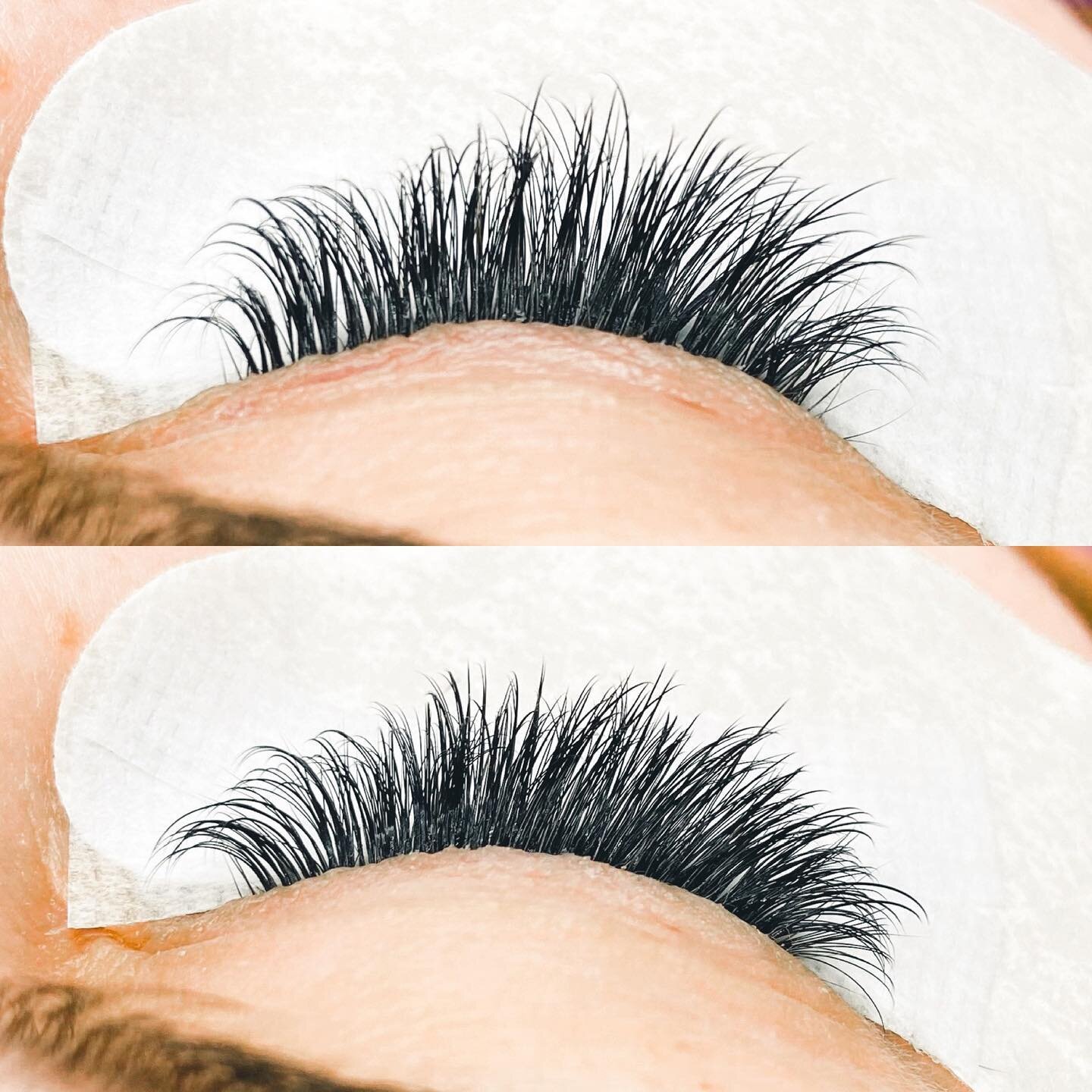 Top photo: BEFORE two week fill ✨
Bottom photo: AFTER ✨
⠀⠀⠀⠀⠀⠀⠀⠀⠀
I&rsquo;ve said it before and I&rsquo;ll say it again. The biggest factor in having great retention (besides having a great lash tech 🙋🏻&zwj;♀️) is keeping your lashes CLEAN. Washing