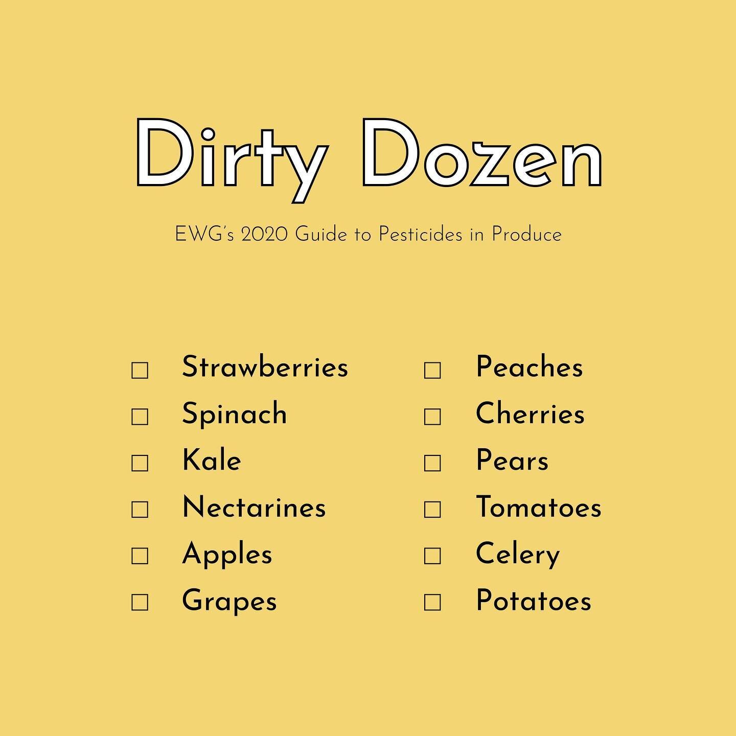 Not sure when to buy organic? Obviously 100% of the time would be ideal, but I understand that&rsquo;s not realistic for everyone.  If you decide to shop conventionally for the most part, consider opting for organic options for the produce on this li
