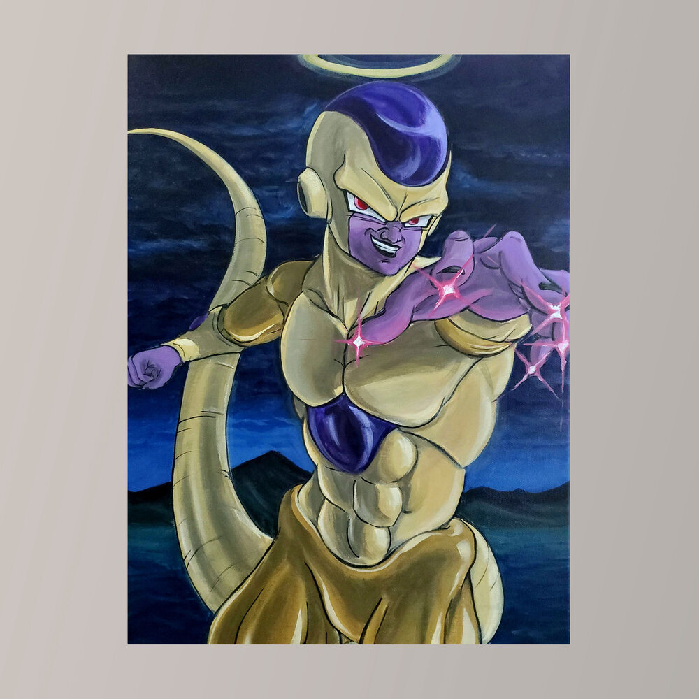 Freeza Ange  Dragon ball painting, Dragon ball artwork, Dragon