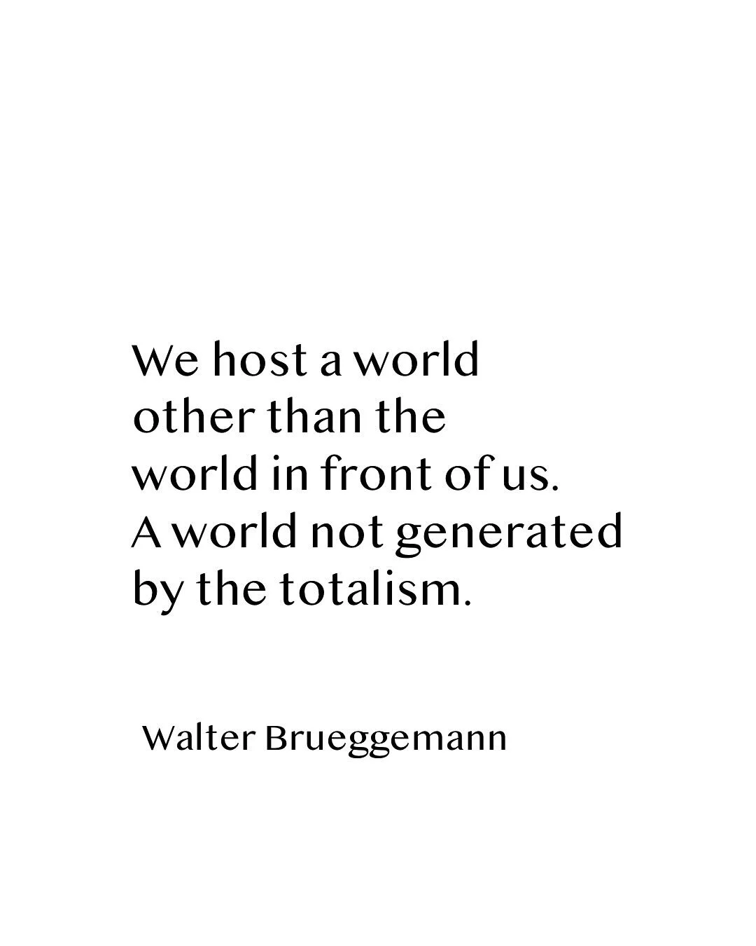 I have a list of people I hope to meet face-to-face one day. Walter Brueggemann was one of them. Whenever I read his words, I am cut to the quick, seared, heartbroken with a crack of hope. I&rsquo;ve always had to check the publication date because h