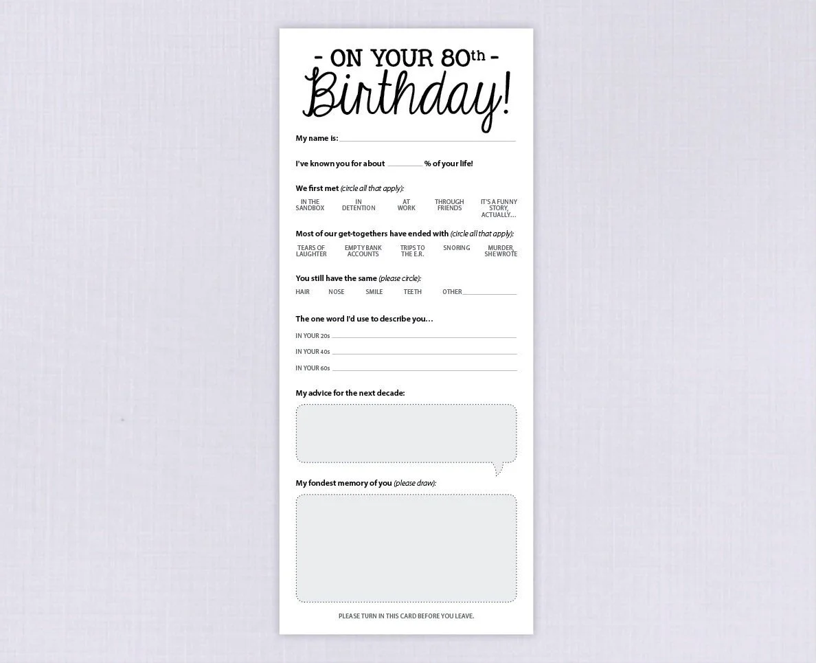 80th Birthday Party Game Card, Funny Milestone Printable PDF — Erin Murphy Design 80th-birthday-party-game-card-funny-milestone-printable-pdf-erin-murphy-design