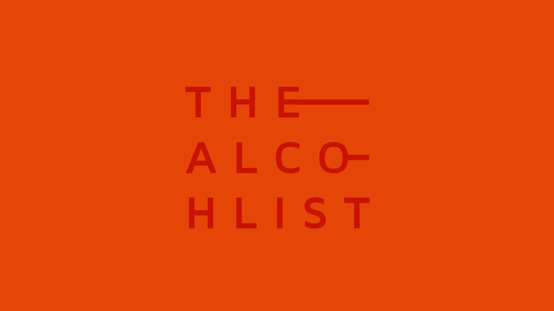 The Alcohlist