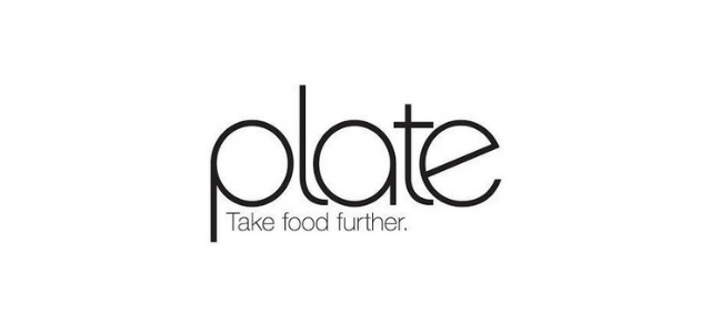 The logo of B2B food features and content marketing writer Jacqueline Raposo client Plate Magazine