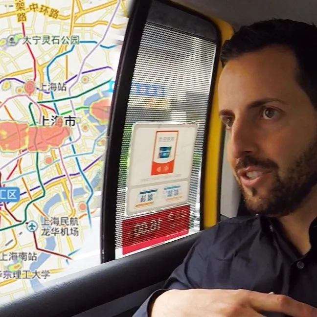 ALWAYS LATE IN SHANGHAI WHEN NAVIGATING WITH GPS