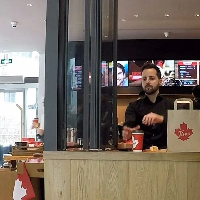 I VISITED CHINA'S FIRST TIM HORTON'S COFFEE SHOP IN SHANGHAI