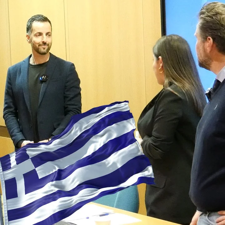 SPEAKING TO UNIVERSITY BUSINESS SCHOOL STUDENTS IN ATHENS