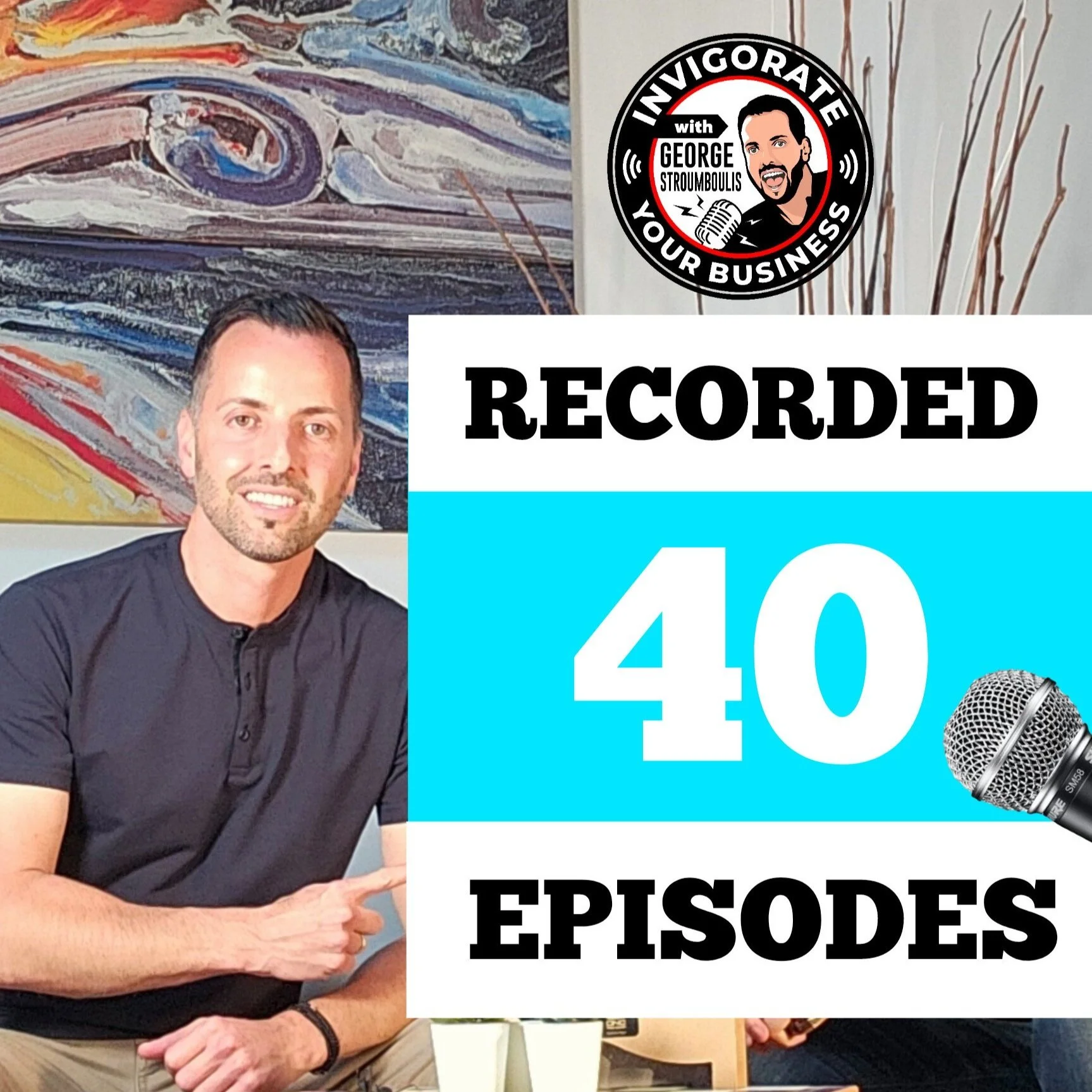 CELEBRATING 40 EPISODES RECORDED OF MY PODCAST - MILESTONE!