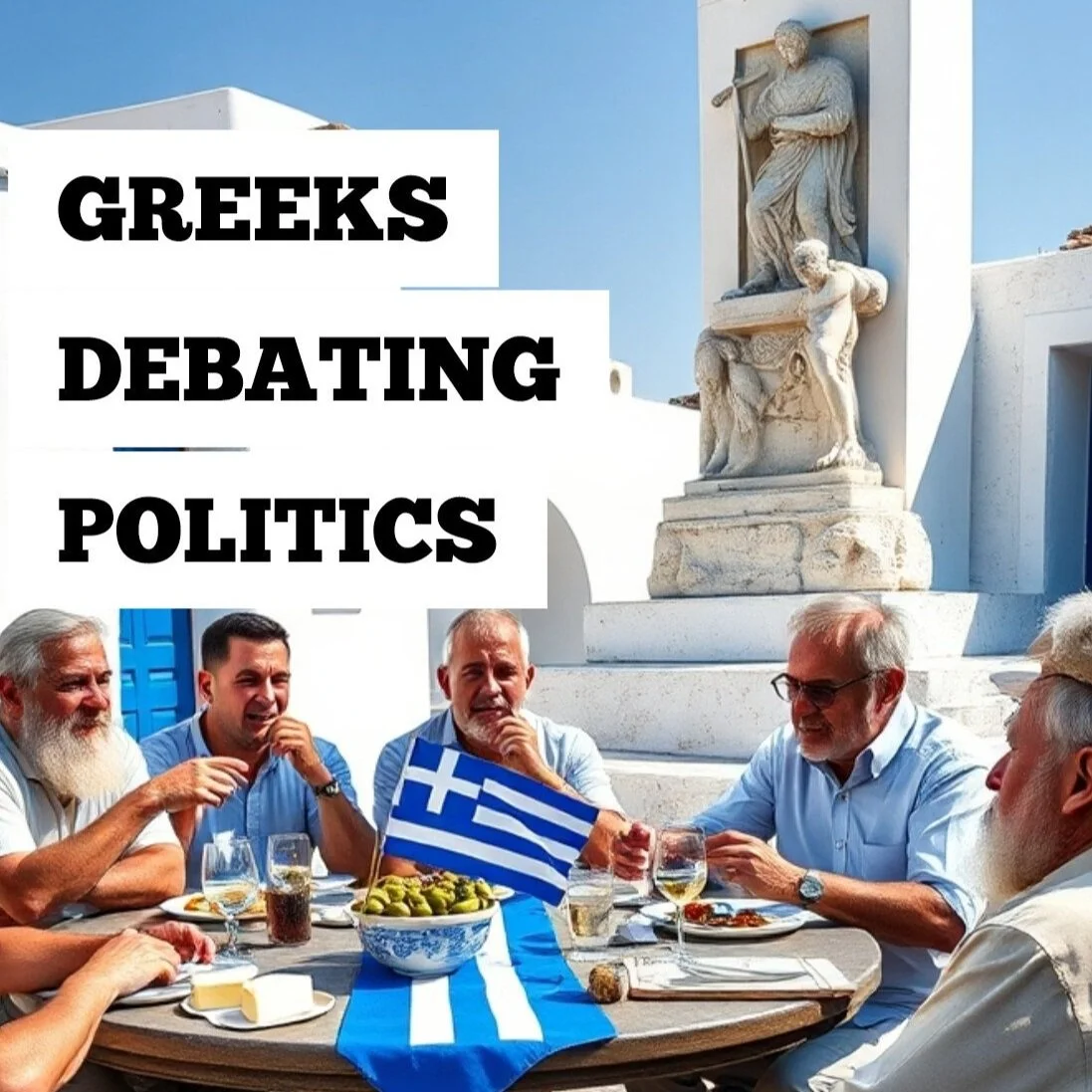 IT'S OK TO DISAGREE ON POLITICS - JUST LIKE THE GREEKS DO