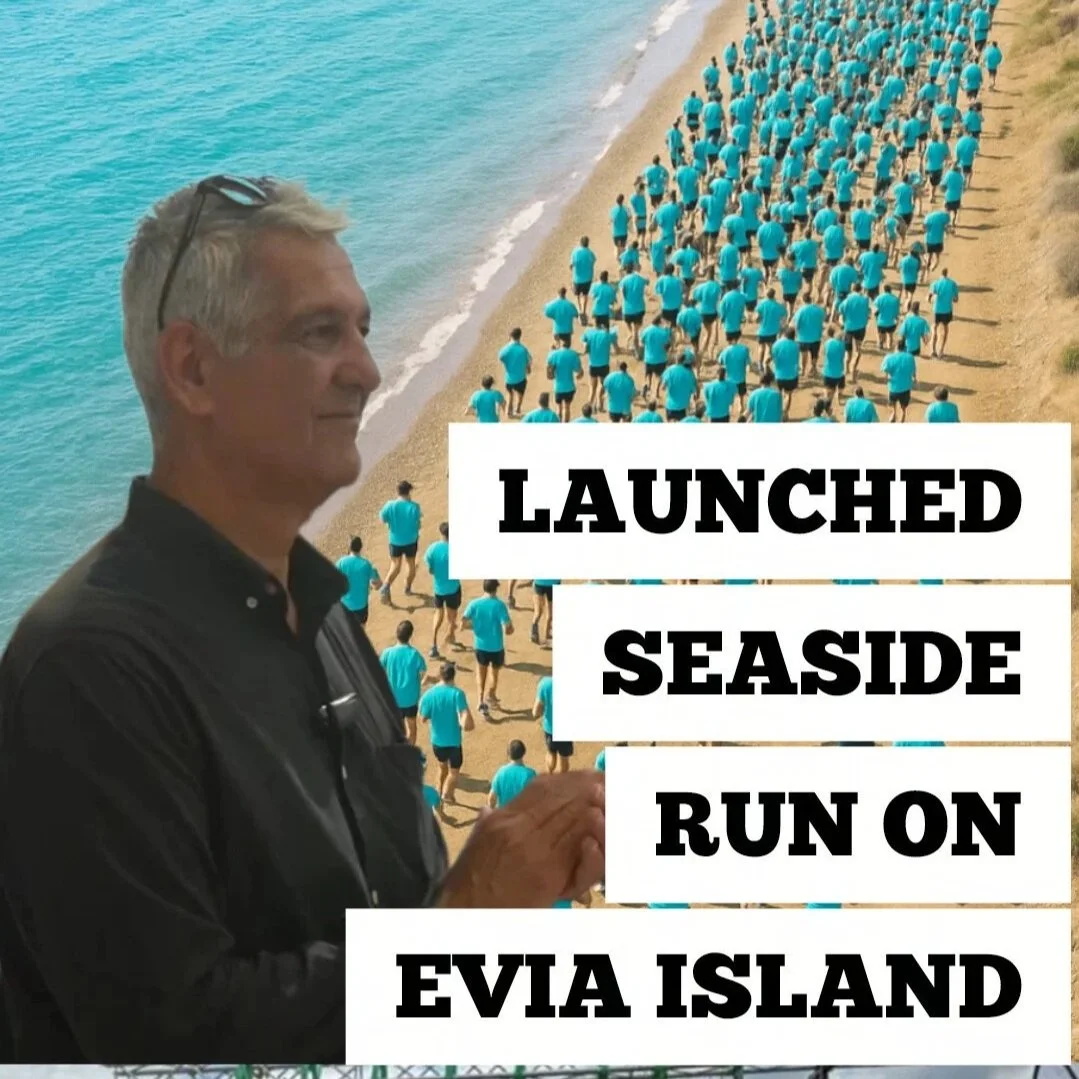 TAMYNAI SEASIDE RUN IN MY FATHER'S HOME TOWN IN EVIA GREECE