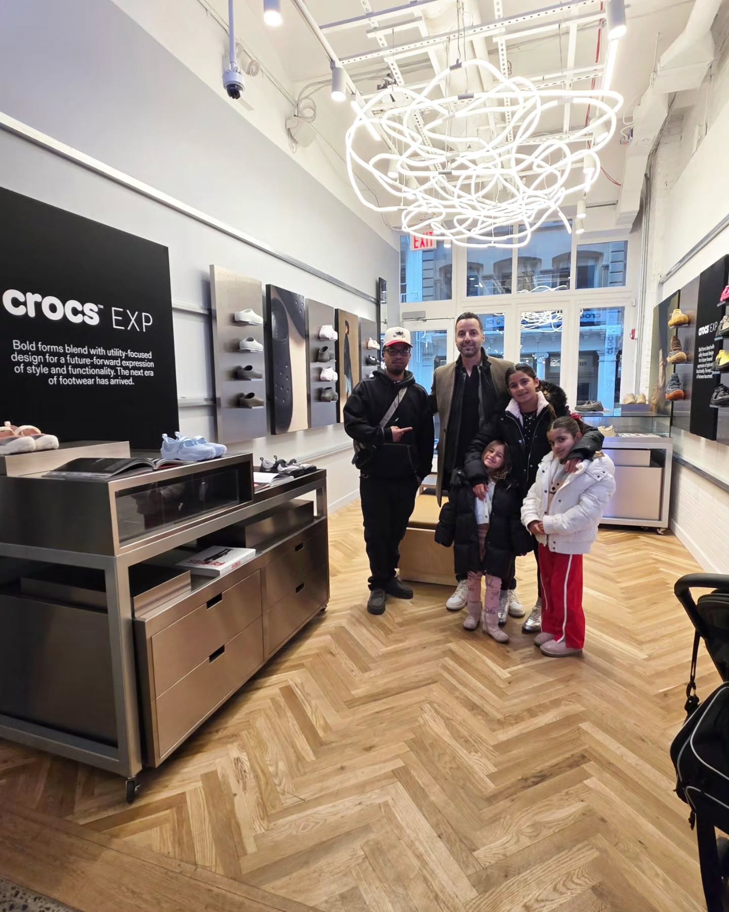 ✨ Crocs Iconic Flagship &mdash; Soho, New York 🗽

Proud of our latest collaboration with the iconic global brand Crocs 👟 at their new flagship store in Soho, New York.

💡 Our custom decorative lighting fixture, the &ldquo;Scribble,&rdquo; is the f