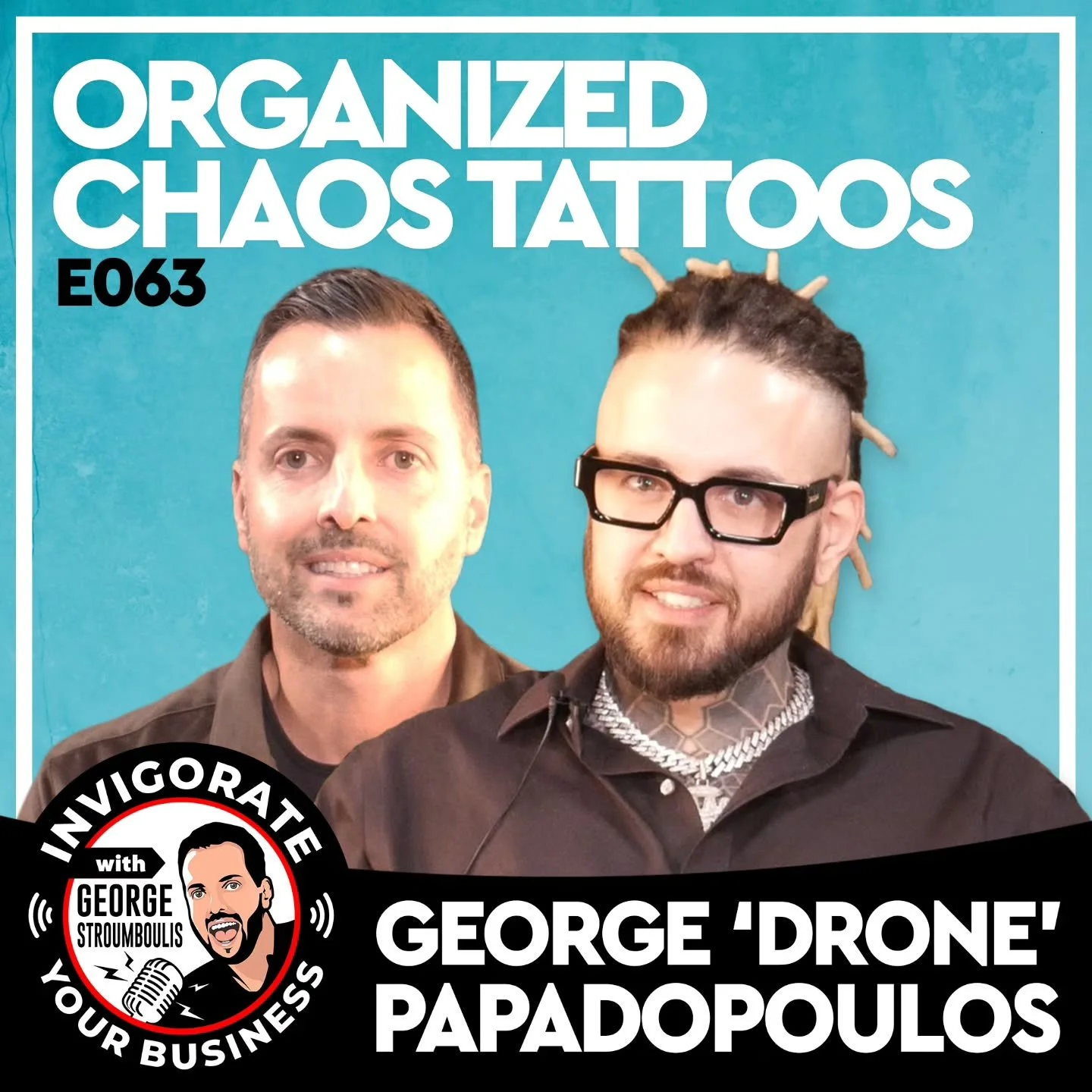 🎙️🎨 MEET THE ARTIST BEHIND &ldquo;ORGANIZED CHAOS&rdquo; 🔗 Link to Episode in Bio

📌 @GeorgeStroumboulis sits down with George &ldquo;DRONE&rdquo; Papadopoulos (@SupremeDrone) &mdash; world-renowned tattoo artist and founder of @MalakaTattoo.

An