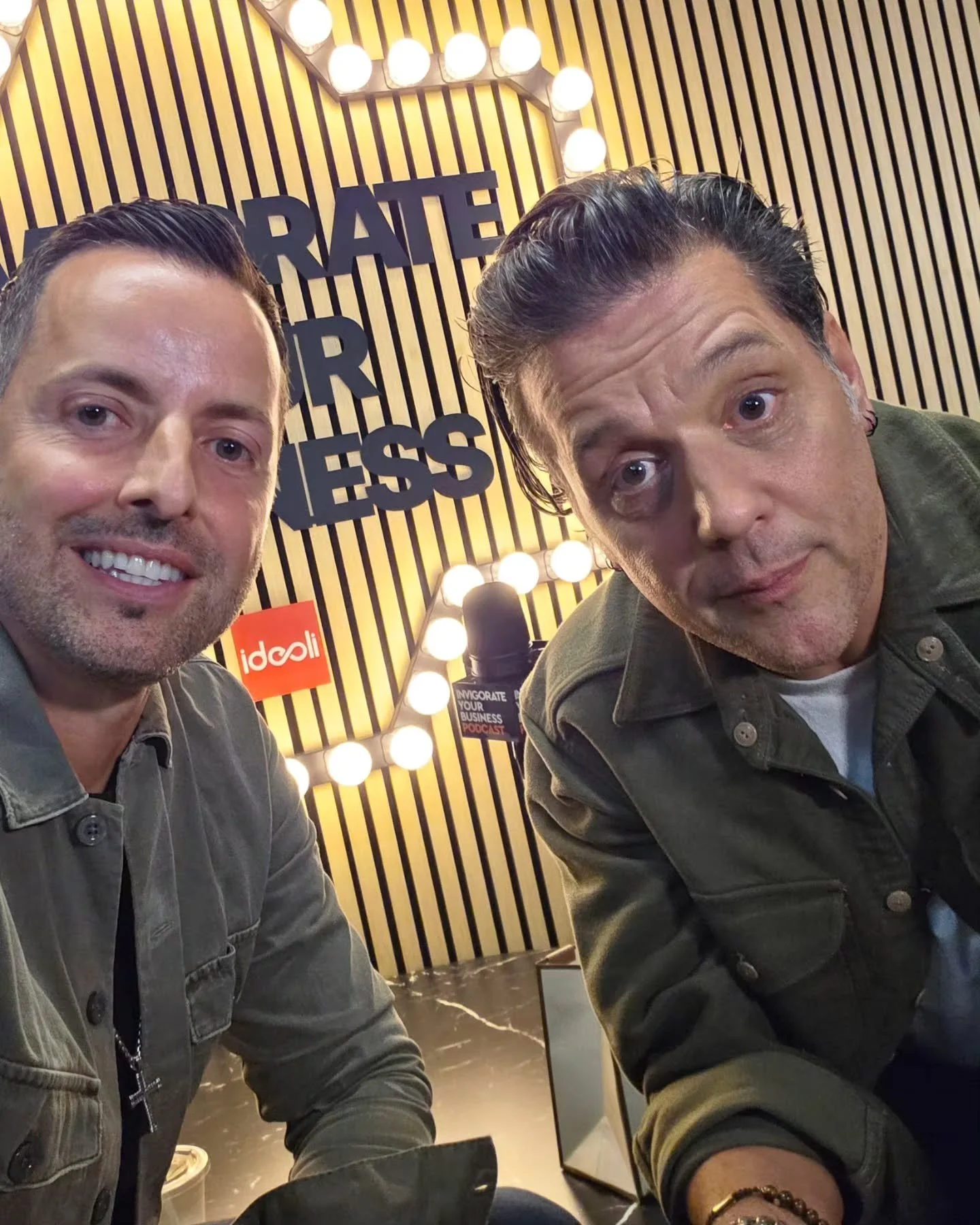 🎙 What a fun day with the legendary George Stroumboulopoulos 🇨🇦 (@strombo)!

Yes&hellip; Stroumboulopoulos and Stroumboulos in the same room 😂

We recorded an incredible podcast conversation covering media, culture, business, storytelling, and li
