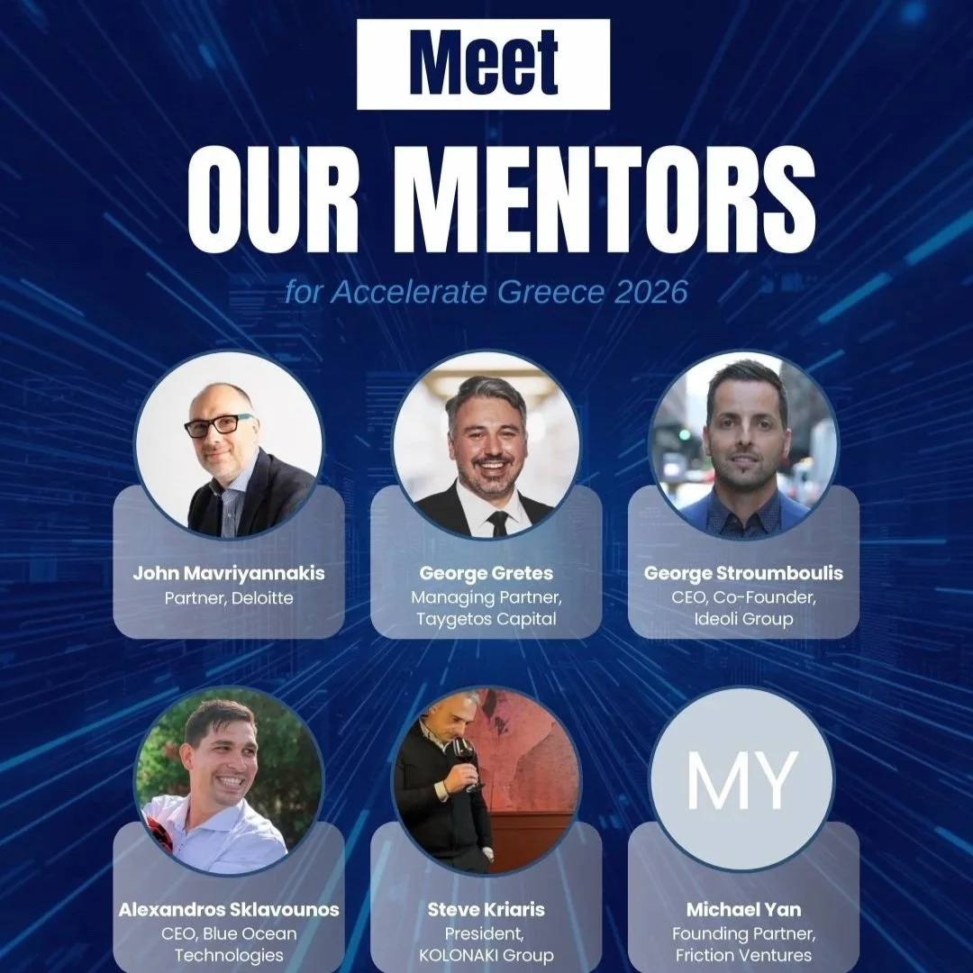 MEET THE MENTORS AND FOUNDERS OF ACCELERATE GREECE 2026