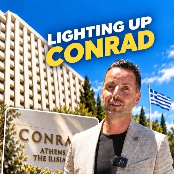 LIGHTING CONRAD ATHENS THE ILISIAN: AN ATHENS LANDMARK