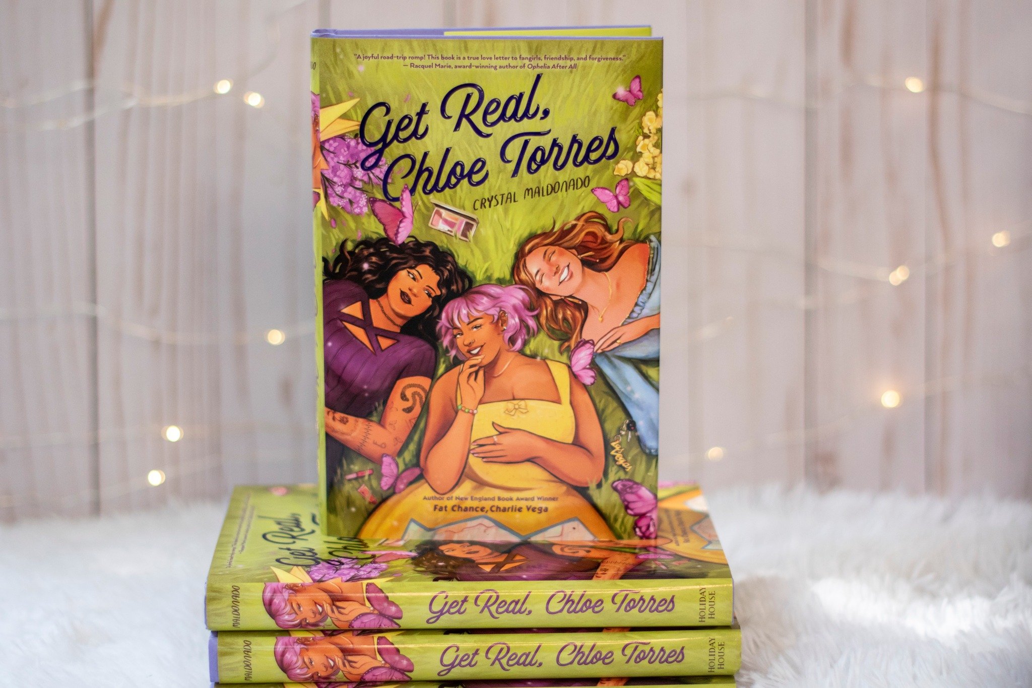 Final copies are heeere!!! And they have the most beautiful purple foil lettering 😭💜

This might also be a good time to introduce you to the three best friends from the cover. Please meet:

🖤 Ramona: Tattooed baddie, apprenticing to become a tatto