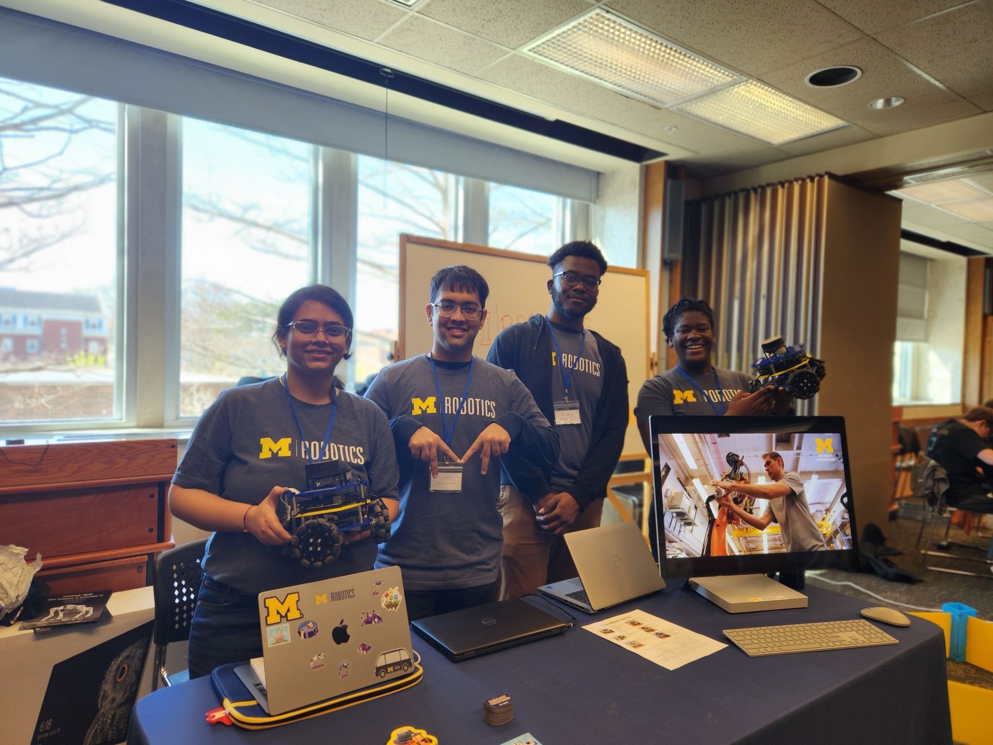 I represented Michigan Robotics at the Robotic and Intelligent Systems Expo (RISE) at Purdue University on March 30, 2024.