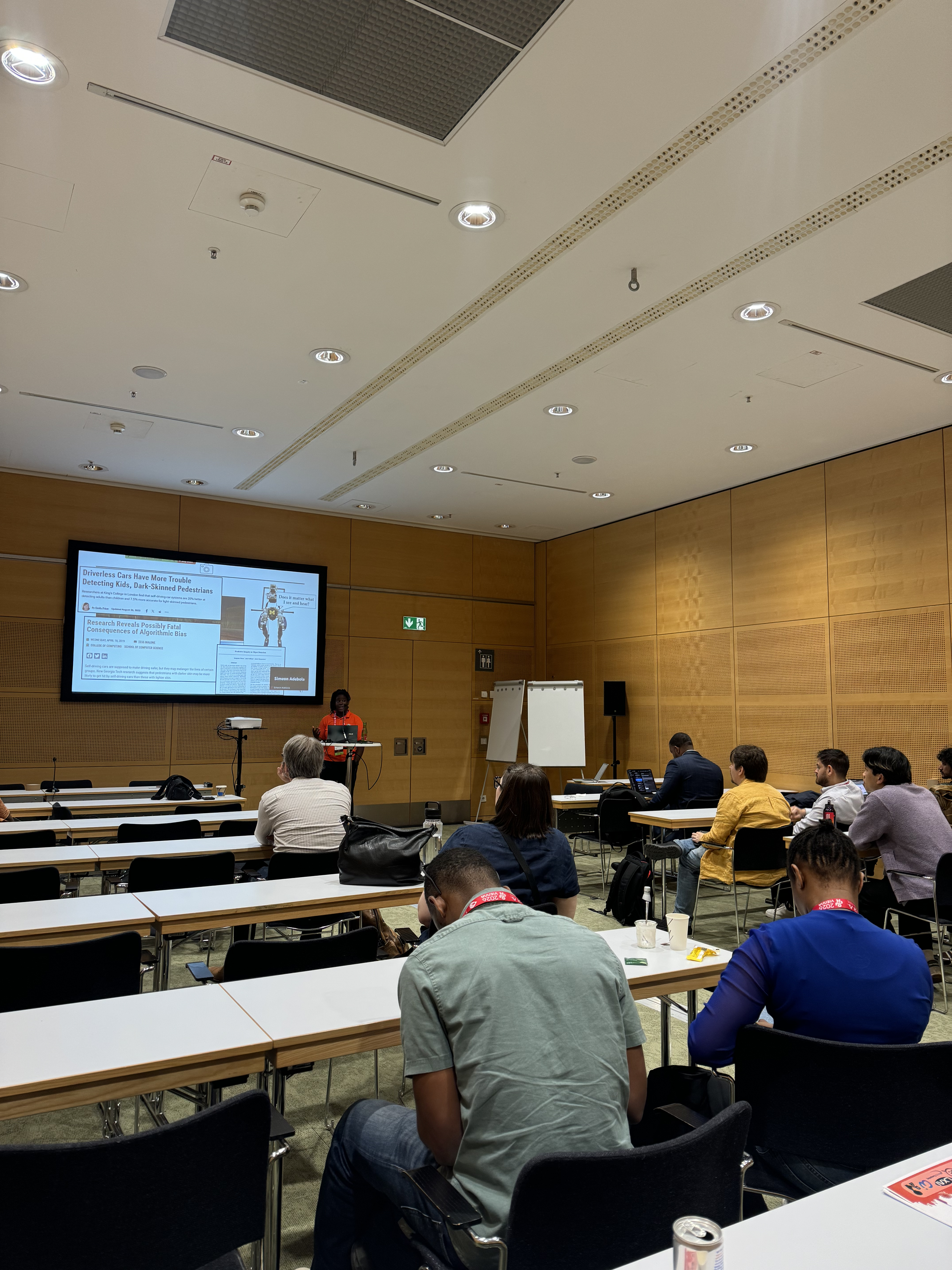 I gave a talk titled "From Ground Up: Teaching Core Robotics Concepts Through the Biped Bootcamp" at the Community Building Day event at ICRA 2026 in Vienna, Austria on June 4, 2026.