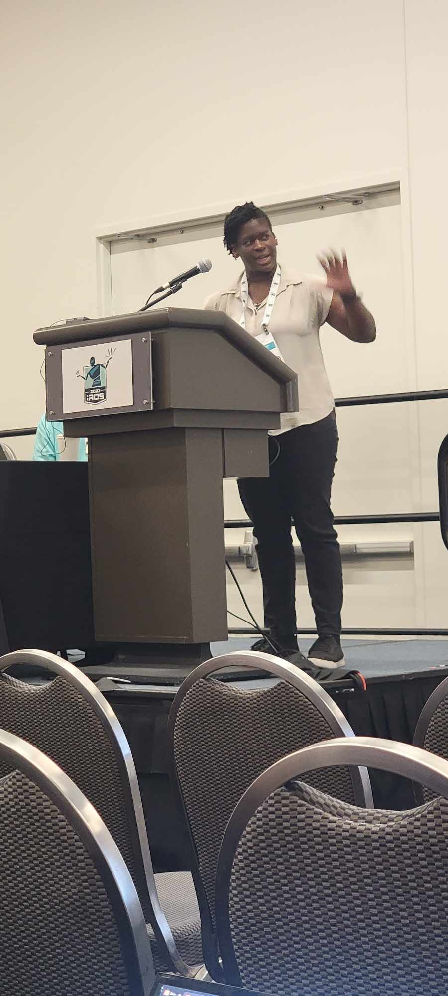 I presented my research at IROS 2023 in Detroit.