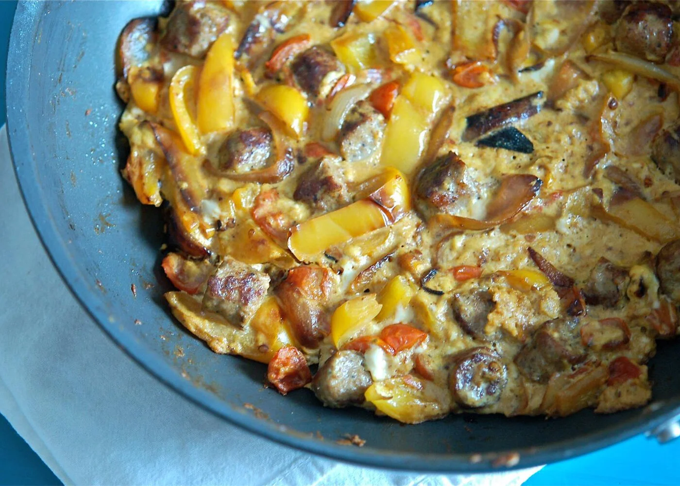 Roasted Veggie &amp; Sausage Frittata