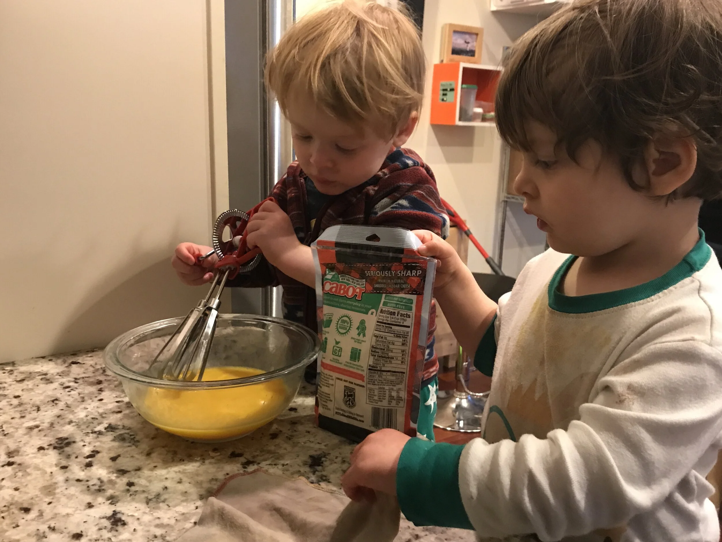 Toddlers love to help in the kitchen from an early age. Let’s talk about how to support that happening in your kitchen!