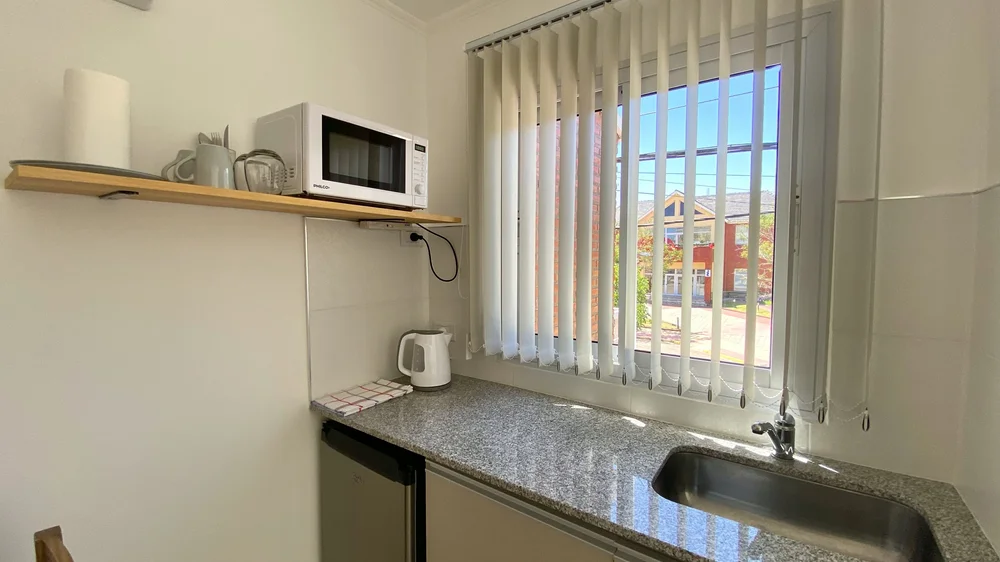 Sector de cocina del monoambiente