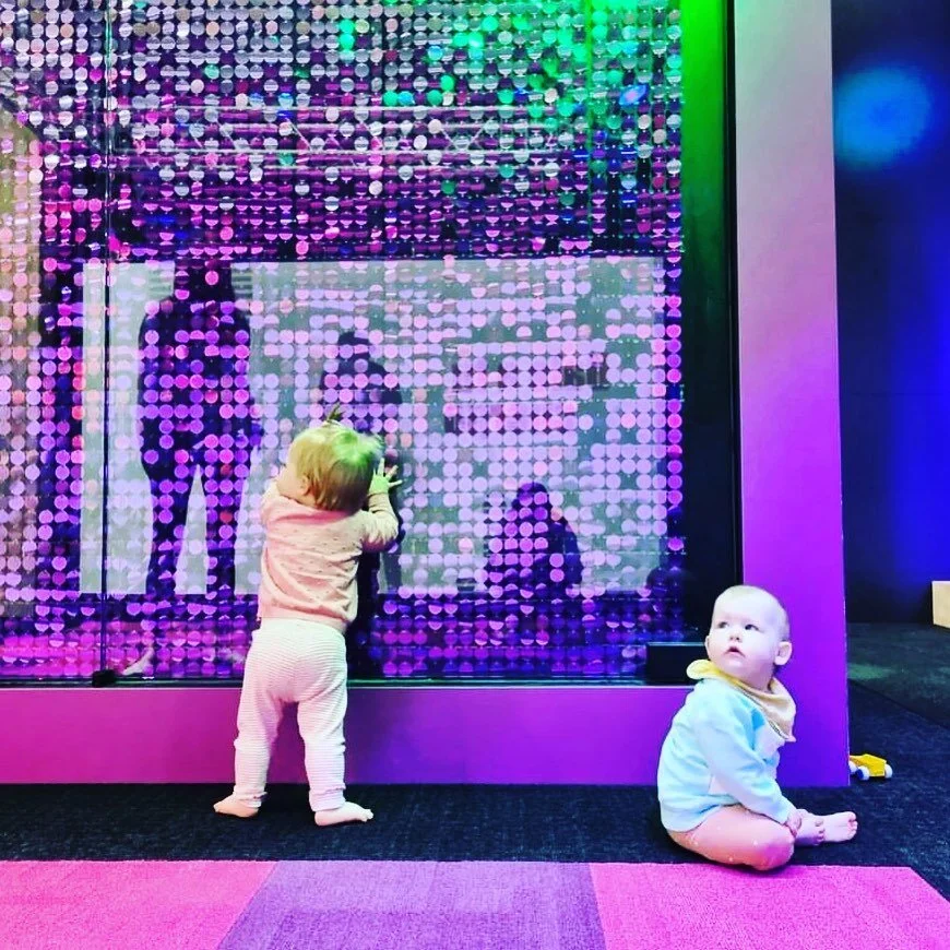 Soooo CUTE 👶👶 What a JOY it is to welcome such teeny weeny first-time guests to MoPA. HOT TIP: You don&rsquo;t need to be walking yet to bask in this sensory wonderland 😜💖