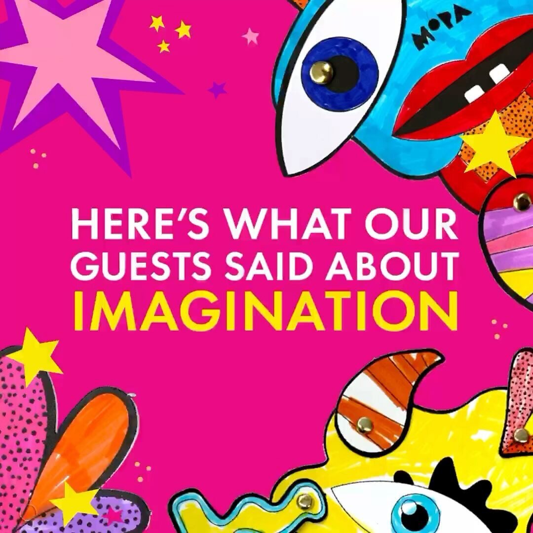 Sometimes (just sometimes), things turn out FAR better than you expect. Like when we asked our lil' visitors to describe what imagination was. 

The beautiful responses here are perfect examples of why our 'imagination' is just. so. awesome. We all s