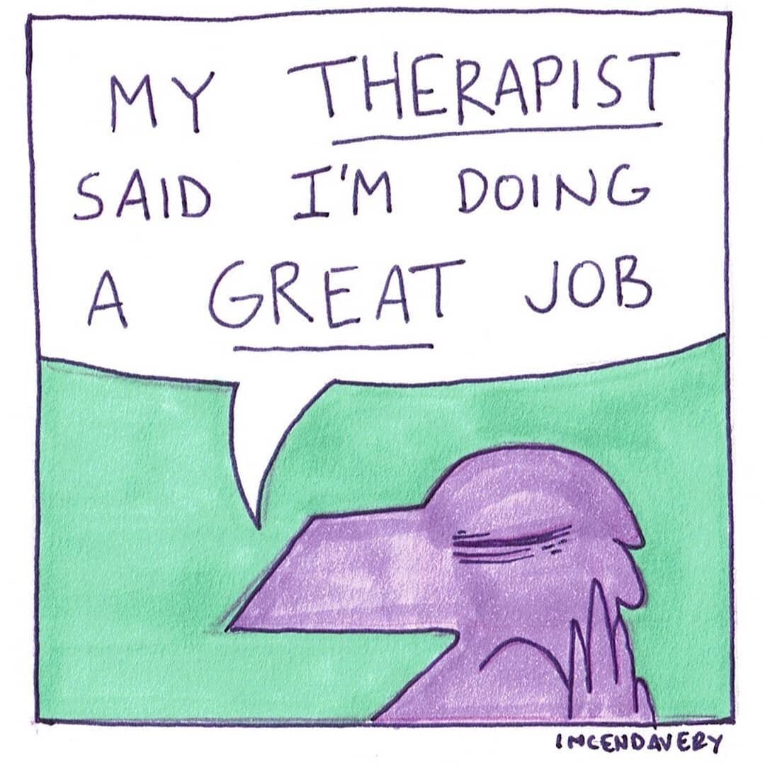 Alone on a Friday night but my psychiatrist said I'm doing great. And that I'm lovely and motivated. And to be proud of myself. Mmm sweet sweet validation 😊 #recovery #bpd #mentalhealth #borderlinepersonalitydisorder #therapy