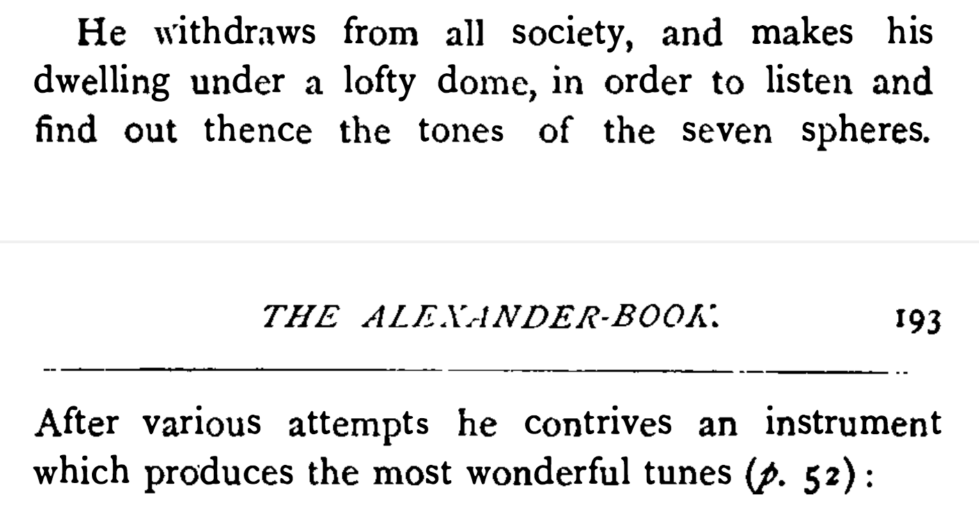 Tones of the Celestial Movements