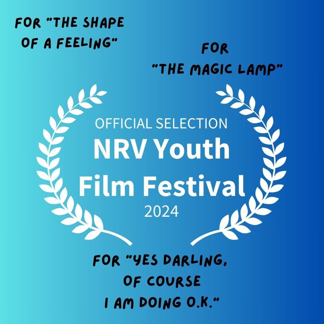 They've done it again! Congratulations to our 2023 SIFFY kids and their mentors for being chosen to be viewed at the NRV Youth Film Festival (Blacksburg, VA, USA). We are so excited for you! The films are, &quot;The Shape of a Feeling,&quot; &quot;Th