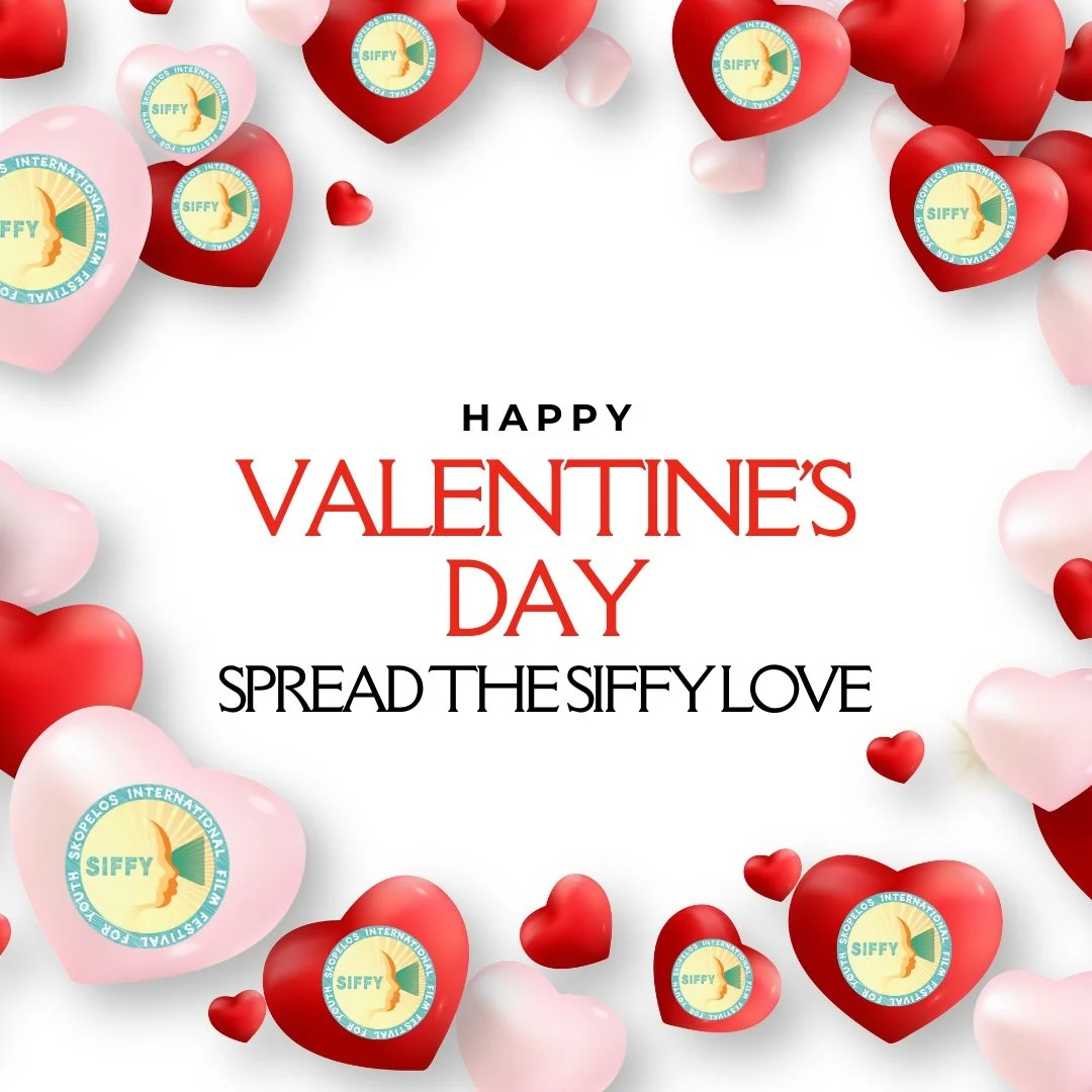 Happy Valentine's Day. Spread the SIFFY love! 
#SIFFY2026 #siffylove #skopelosisland #skopelos #SIFFYMAGIC #shortfilms #filmfestival #youthfilmfestival #film #skopart #Greece #film #youthfilm #shortfilms #education #filmmaking #internationalfilmfesti