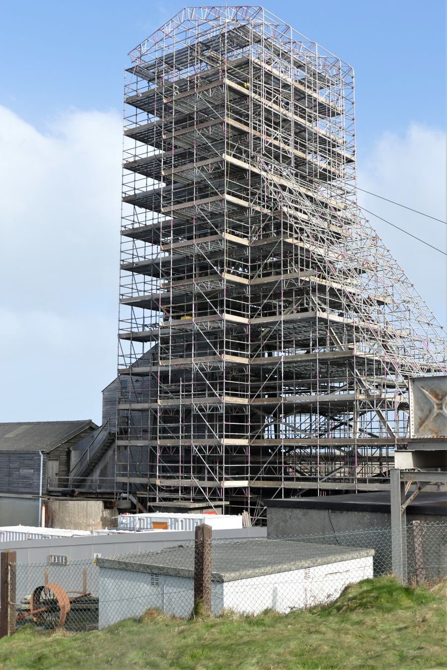 Winding gear currently under repair