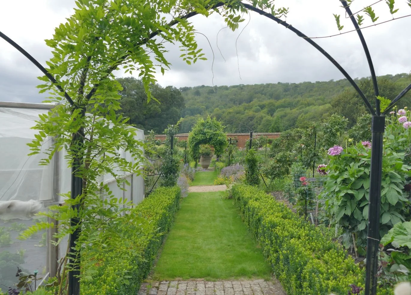 Stateley garden: good plants, good playground, lots of ghosts