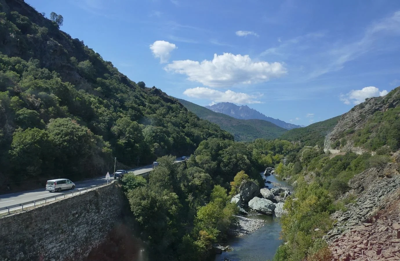 Upwards to Ponte Leccia