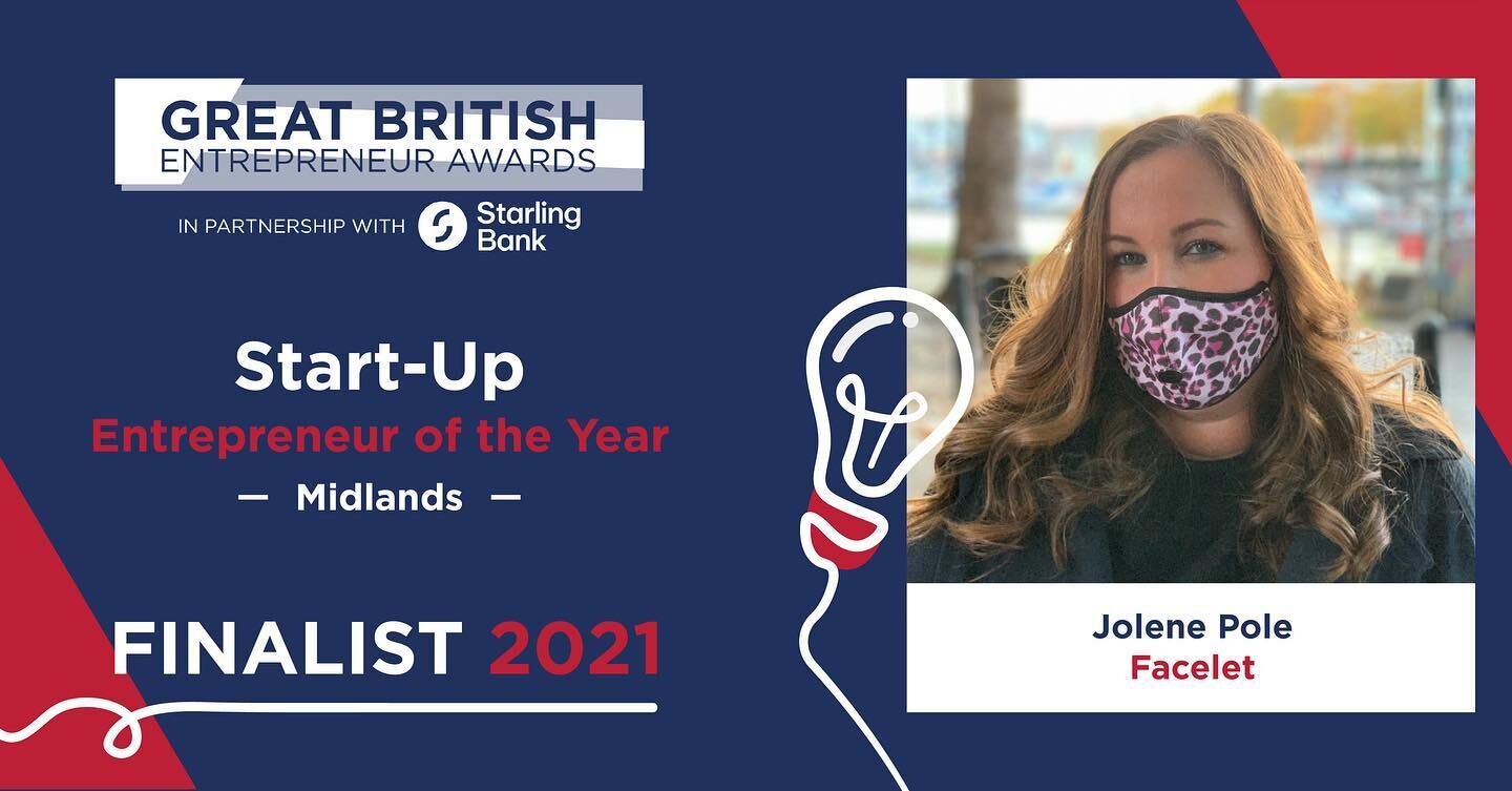 Can&rsquo;t wait for the Great British Entrepreneur Awards on Monday at the @grosvenorhouselondon Big thanks to @entrepreneursgb for my nomination as Midlands Start-Up Entrepreneur!! #GBEA #thefacelet #fingerscrossed🤞