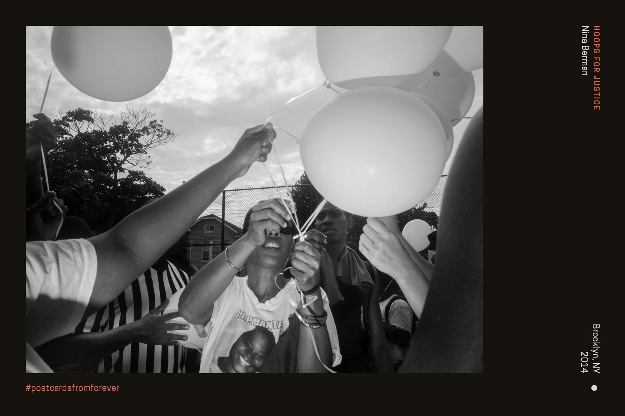 2014: Families and friends of Shantel Davis and Kimani Grey, both killed in separate incidents by the NYPD, hold a memorial event in their honor and others impacted by police violence.  Nina Berman