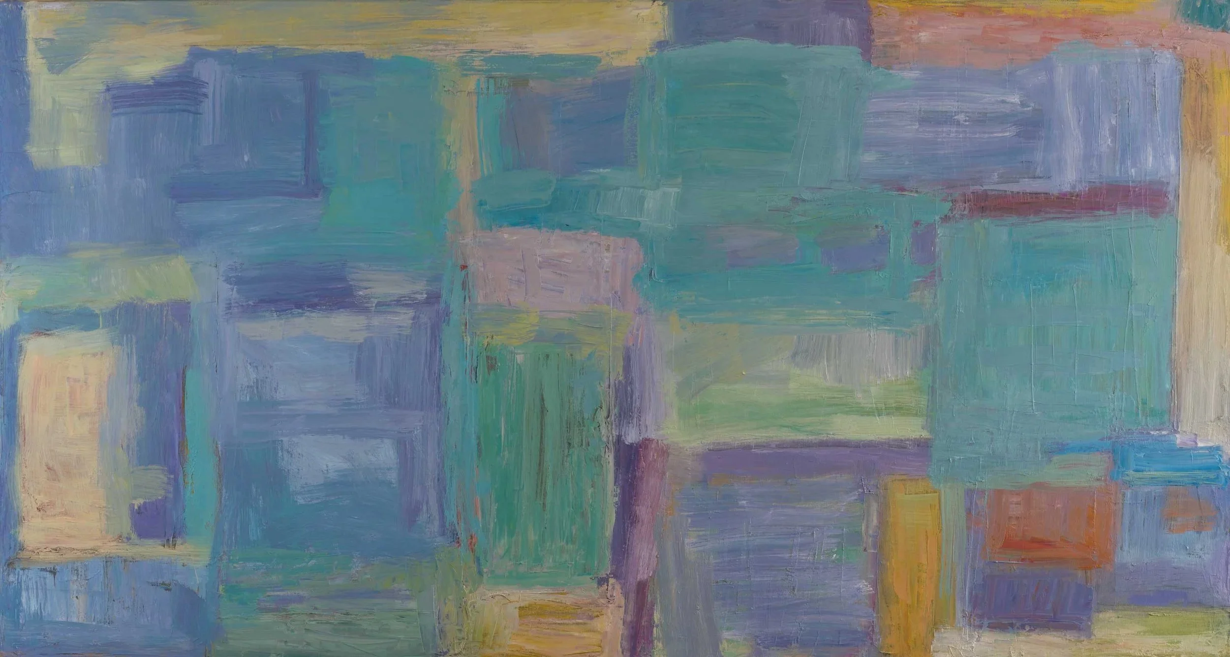 Flaum, 2025, oil on canvas, 83x155cm, private collection, Switzerland