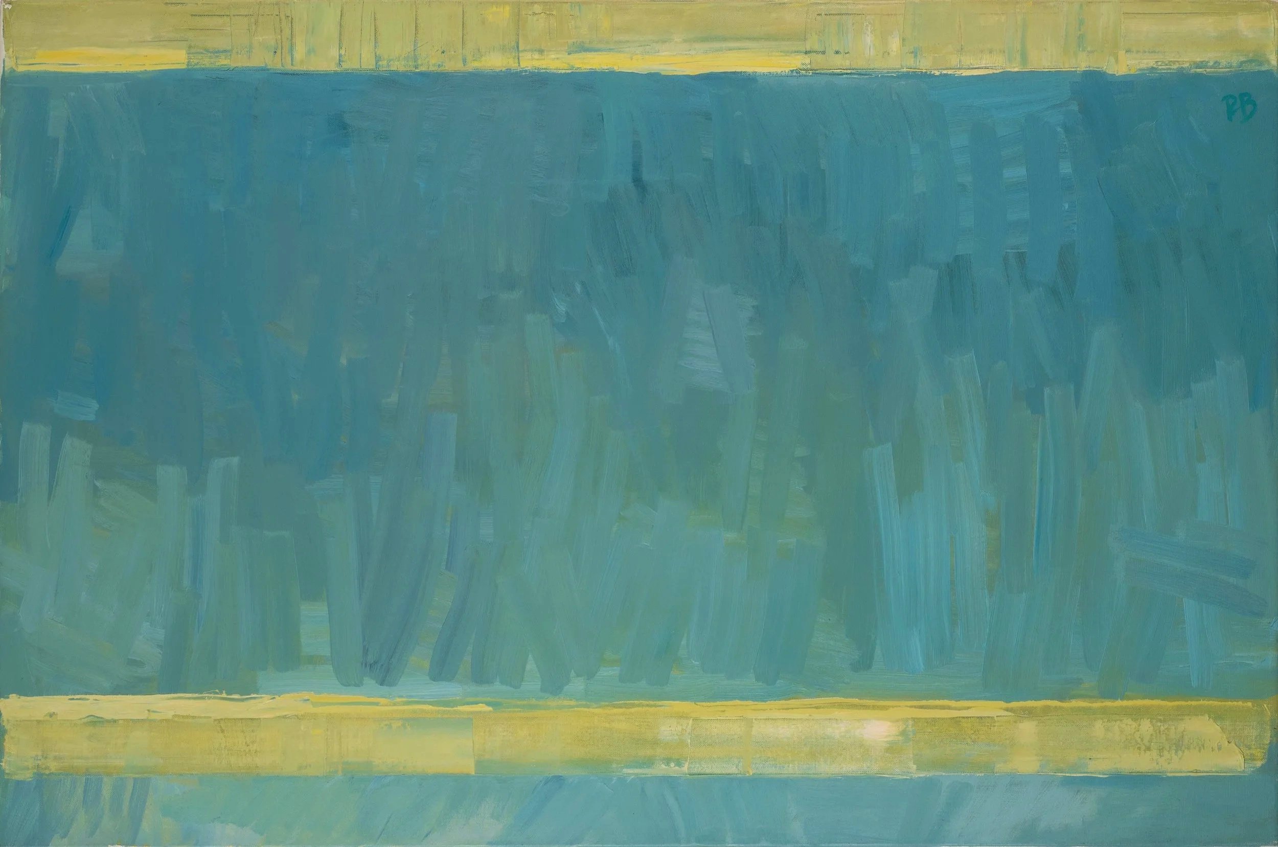 "Bolle di Magadino a novembre", 2004, oil on canvas, 70×110cm, CHF 2700.-